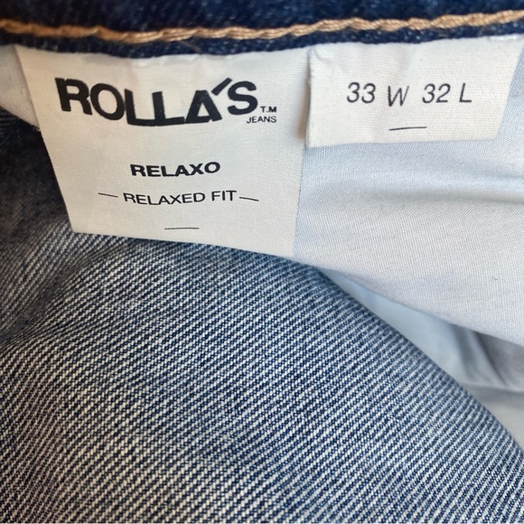 Rollas Relaxo Relaxed Fit Straight Leg Jeans - 33 - Picture 15 of 16
